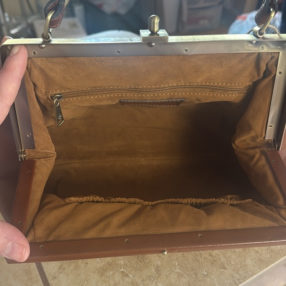 Patricia Nash Studded Leather Satchel - Picture 3 of 3